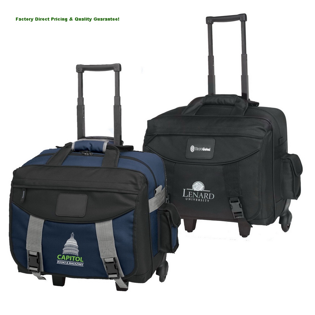 Personalized Rolling Laptop Bags IUCN Water