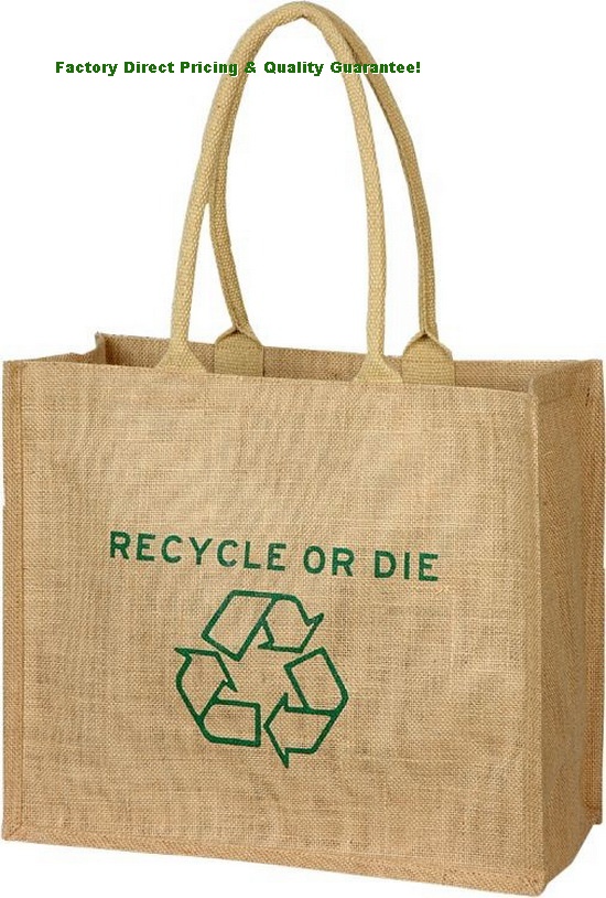 Product name : China Custom Jute Grocery Tote Bag