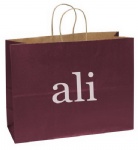 Branded Logo Matte Shopping Bags