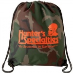 China Custom Camouflage Drawstring Backsack Bag