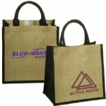 China Custom Reusable Jute Tote Bags