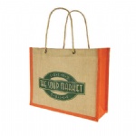 Factory Direct Boutique Jute Tote Bag