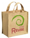 China Custom Reusable Jute Tote Bags