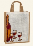 China Printed Budget Promotional Wine Bags